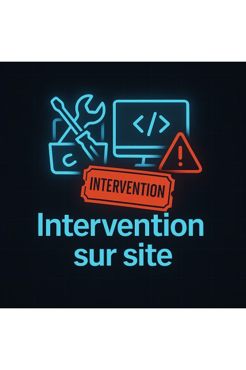 Intervention horaire sur votre site